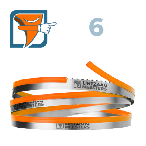 Lintzaagmeesters Lintzaag 2850 x 12,7 x 0,64 - 6 | M42 Bi-metaal