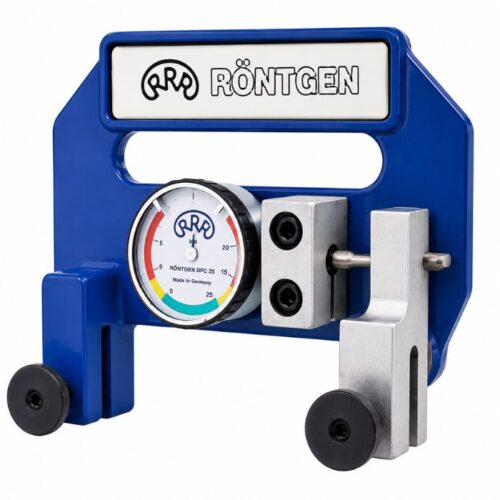 Röntgen bandenspanningsmeter bij Lintzaagmeesters